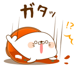 Stinging tongue seal sushi sticker #9642905