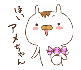 Because the rabbit[Kansai dialect] sticker #9642957