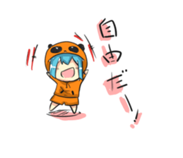 Kawaii Panda Girl sticker #9643218