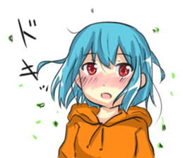 Kawaii Panda Girl sticker #9643228