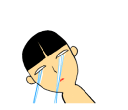 japanese doll(kokeshi). name is natuko. sticker #9643410