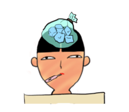 japanese doll(kokeshi). name is natuko. sticker #9643436