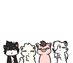 Cute,unique Animals Sticker sticker #9643783