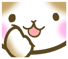 Message of the brown cat sticker #9643864