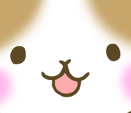 Message of the brown cat sticker #9643866