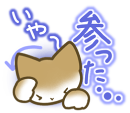 Message of the brown cat sticker #9643873