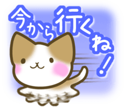 Message of the brown cat sticker #9643875