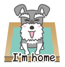 Lovely Dog "Miniature Schnauzer" sticker #9645116