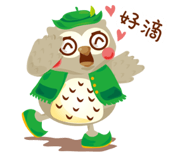 Cute Owl Life sticker #9645333