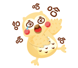 Cute Owl Life sticker #9645334