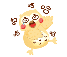 Cute Owl Life sticker #9645334