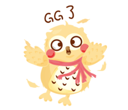 Cute Owl Life sticker #9645345