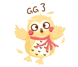 Cute Owl Life sticker #9645345