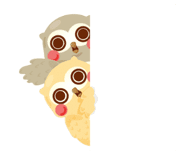 Cute Owl Life sticker #9645347
