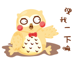 Cute Owl Life sticker #9645348