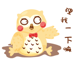 Cute Owl Life sticker #9645348