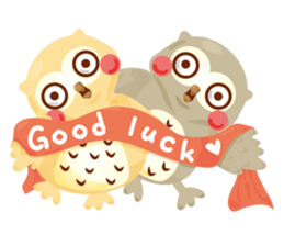 Cute Owl Life sticker #9645352