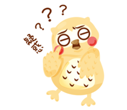 Cute Owl Life sticker #9645356
