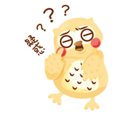 Cute Owl Life sticker #9645356