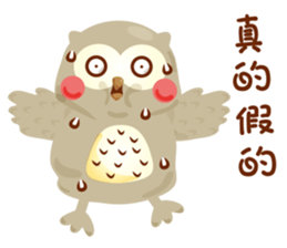 Cute Owl Life sticker #9645357