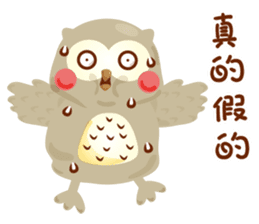 Cute Owl Life sticker #9645357