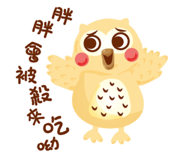 Cute Owl Life sticker #9645358