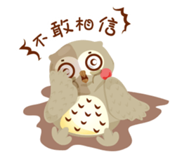 Cute Owl Life sticker #9645360