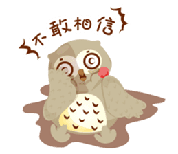 Cute Owl Life sticker #9645360