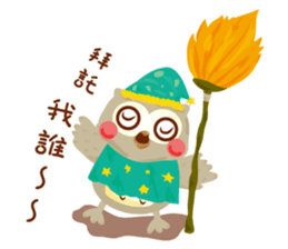 Cute Owl Life sticker #9645362