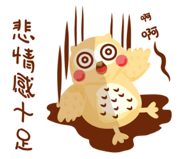 Cute Owl Life sticker #9645363