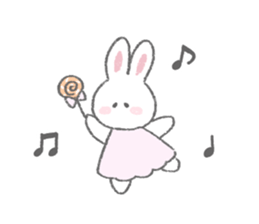 The fluffy bunny sticker 2 sticker #9645496