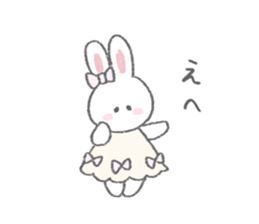 The fluffy bunny sticker 2 sticker #9645497