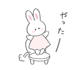 The fluffy bunny sticker 2 sticker #9645498
