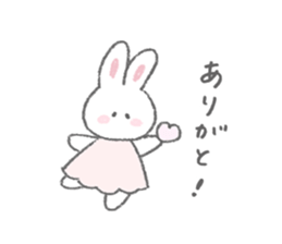 The fluffy bunny sticker 2 sticker #9645503