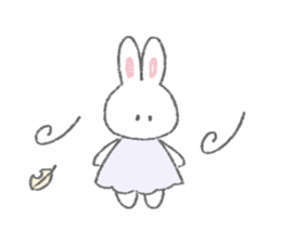 The fluffy bunny sticker 2 sticker #9645505