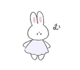 The fluffy bunny sticker 2 sticker #9645507