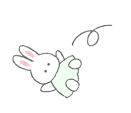 The fluffy bunny sticker 2 sticker #9645511