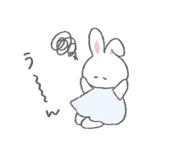 The fluffy bunny sticker 2 sticker #9645512