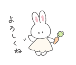 The fluffy bunny sticker 2 sticker #9645515