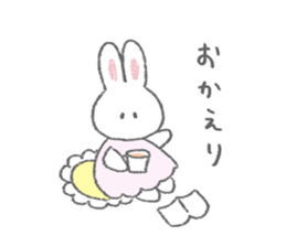 The fluffy bunny sticker 2 sticker #9645521