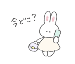 The fluffy bunny sticker 2 sticker #9645525