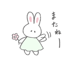 The fluffy bunny sticker 2 sticker #9645527