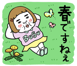 Ugly but charming woman spring version. sticker #9645890