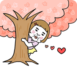 Ugly but charming woman spring version. sticker #9645896