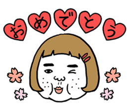 Ugly but charming woman spring version. sticker #9645903