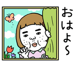 Ugly but charming woman spring version. sticker #9645906