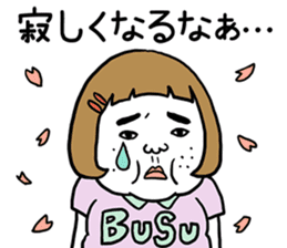 Ugly but charming woman spring version. sticker #9645925