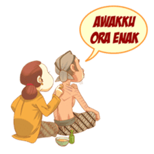 Mas Joko & Mbak Sri sticker #9645971