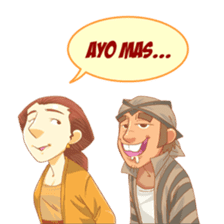 Mas Joko & Mbak Sri sticker #9645972