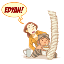 Mas Joko & Mbak Sri sticker #9645975